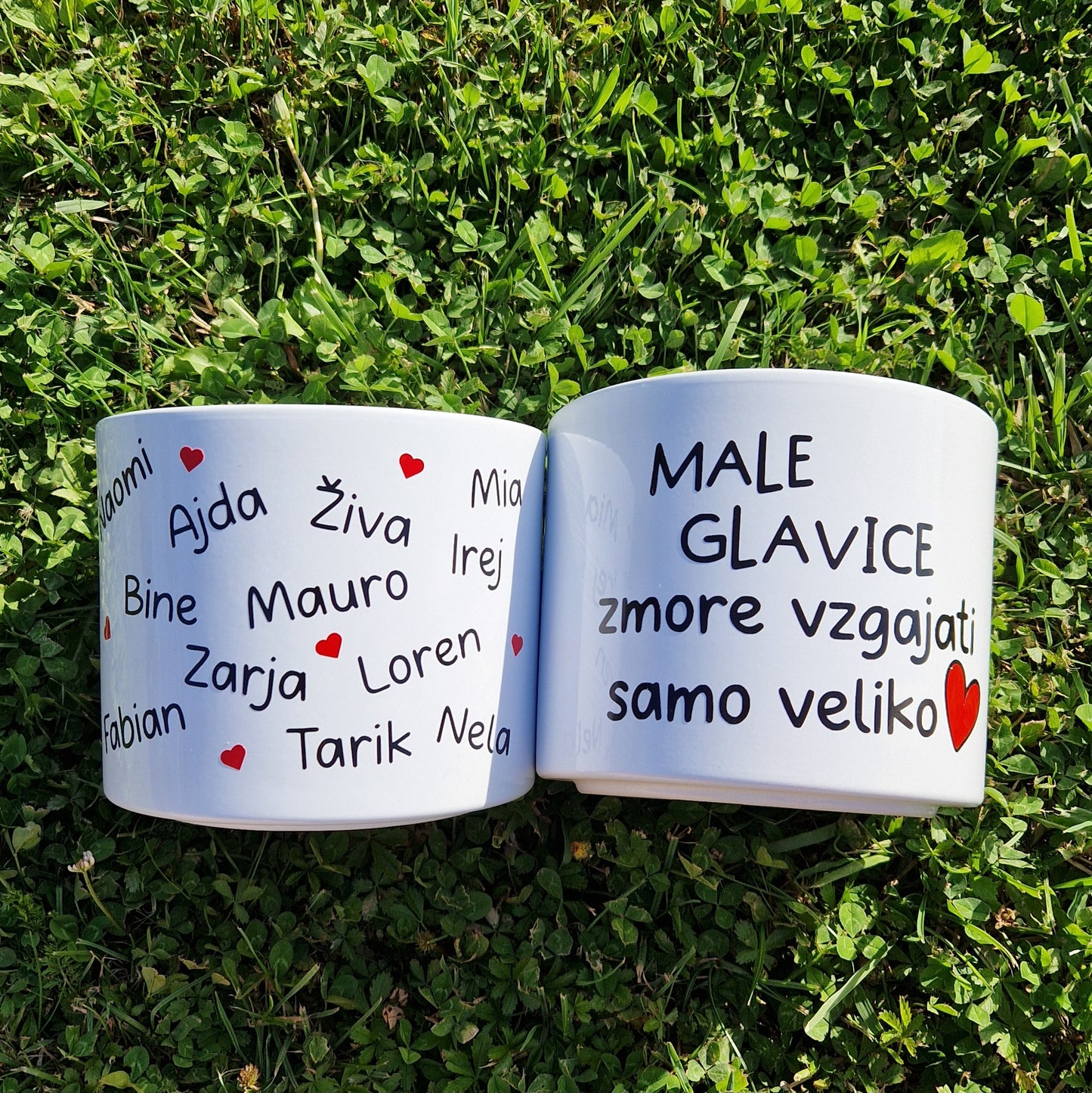 Cvetlični lonček "Male glavice" za vzgojiteljice