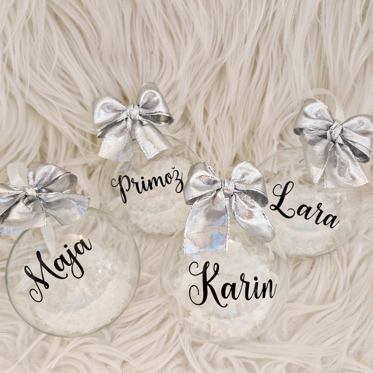 Božična kroglica Sneg